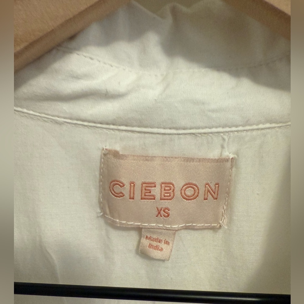 CIEBON Mollie Lace Trim Shirt White Size XS - Picture 4 of 13